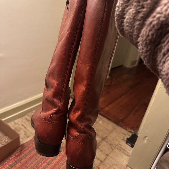 Frye Melissa button lug extended calf boots - Picture 7 of 13